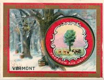 1910 Helmar Seals of US & Coat of Arms (T107) #NNO Vermont Front