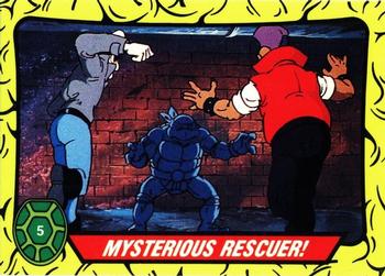 1989 Topps Teenage Mutant Ninja Turtles - Complete Collector's Edition #5 Mysterious Recuer! Front