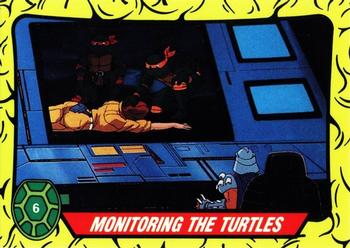 1989 Topps Teenage Mutant Ninja Turtles - Complete Collector's Edition #6 Monitoring the Turtles Front