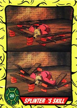 1989 Topps Teenage Mutant Ninja Turtles - Complete Collector's Edition #20 Splinter's Skill Front
