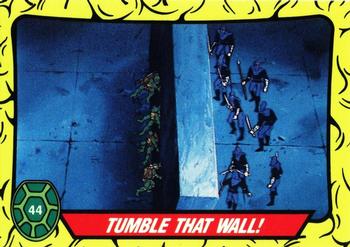1989 Topps Teenage Mutant Ninja Turtles - Complete Collector's Edition #44 Tumble that Wall! Front