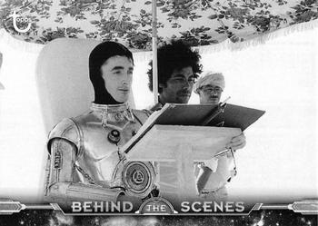 2018 Topps Star Wars: A New Hope Black & White - Behind the Scenes #BTS-24 Anthony in the Shade Front