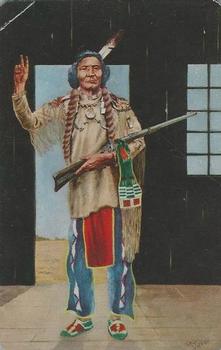 1956 Quaker Pack-o-Ten Braves of Indian Nations (F279-8) #13 Dull Knife Front