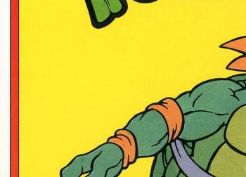 1989 Topps Teenage Mutant Ninja Turtles - Complete Collector's Edition Stickers #2 Michaelangelo Back