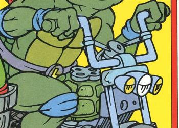 1989 Topps Teenage Mutant Ninja Turtles - Complete Collector's Edition Stickers #10 Teenage Mutant Ninja Turtles Back