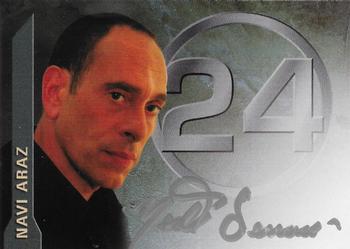 2005 Comic Images 24 Season 3 - Autographs #A4 Nestor Serrano Front