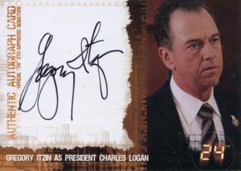 2008 ArtBox 24 Season 5 - Autographs #NNO Gregory Itzin Front