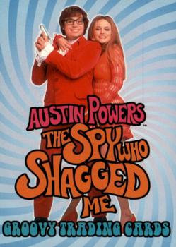 1999 Cornerstone Austin Powers The Spy Who Shagged Me #01 Title Card / Checklist Front