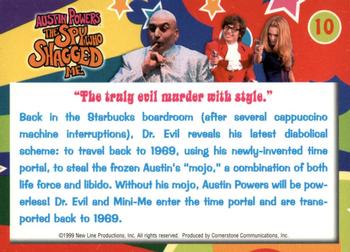 1999 Cornerstone Austin Powers The Spy Who Shagged Me #10 Story Cards       