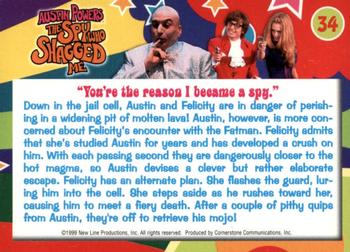 1999 Cornerstone Austin Powers The Spy Who Shagged Me #34 Story Cards       