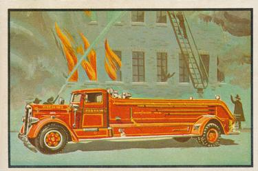 1953 Bowman Firefighters (R701-3) #10 Modern General Service Truck Front