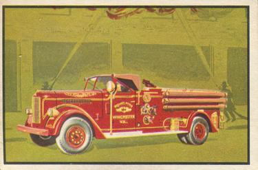 1953 Bowman Firefighters (R701-3) #11 Modern Pumping Engine Front