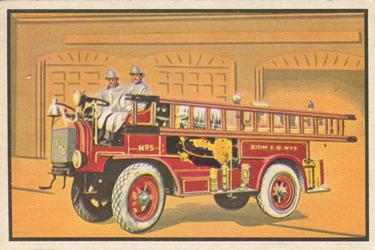 1953 Bowman Firefighters (R701-3) #43 1925 Triple Combination Front