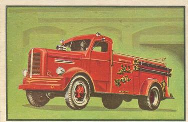1953 Bowman Firefighters (R701-3) #53 Modern Triple Combination Front