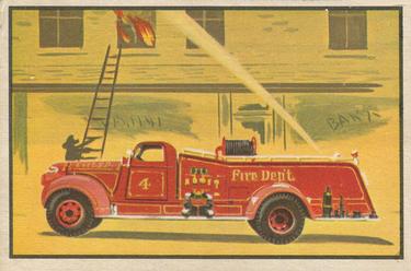 1953 Bowman Firefighters (R701-3) #59 Modern Triple Combination Front