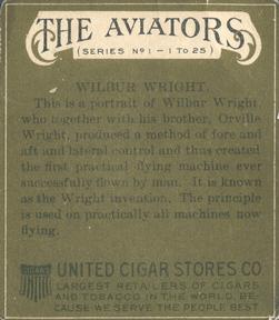 1911 American Tobacco Company The Aviators (T38) #NNO Wilbur Wright Back