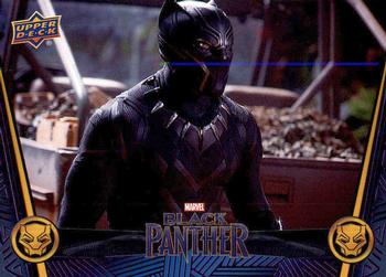 2018 Upper Deck Marvel Black Panther #7 T'Challa Freezes Front