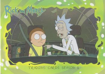 2018 Cryptozoic Rick & Morty Season 1 #01 Title Card Front