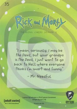 2018 Cryptozoic Rick & Morty Season 1 #35 The Devil Back