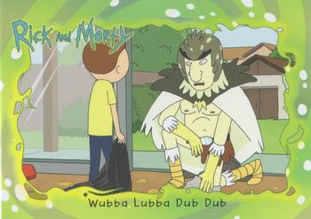 2018 Cryptozoic Rick & Morty Season 1 #43 Wubba Lubba Dub Dub Front