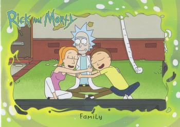 2018 Cryptozoic Rick & Morty Season 1 #44 Family Front