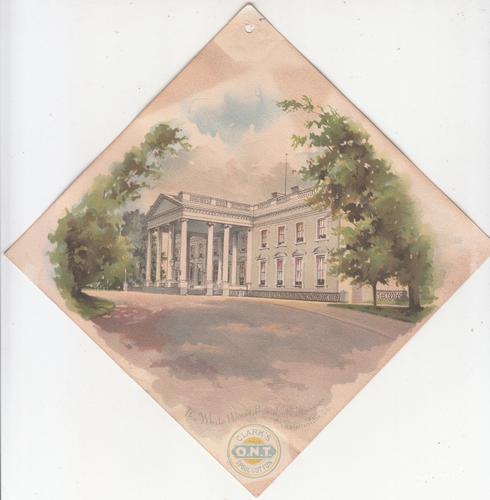 1890-91 Clark's Thread American Scenes (H406) #NNO The White House Front