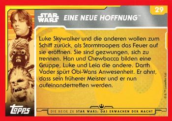 2015 Topps Star Wars Journey to the Force Awakens (German version) #29 Zurück zum Schiff Back