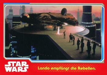 2015 Topps Star Wars Journey to the Force Awakens (German version) #78 Lando empfängt die Rebellen. Front
