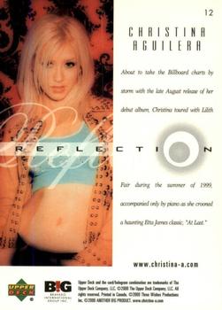 2000 Upper Deck Christina Aguilera #12 Christina Aguilera Back