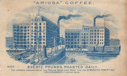 1888-89 Arbuckle's Coffee Illustrated Jokes (Satire) (K7) #90 Heroic Measures Back