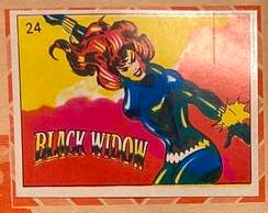 1980 Marvel Super Heroes (Venezuela) #24 Black Widow Front