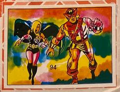 1980 Marvel Super Heroes (Venezuela) #94 Walkyria, Eagle Eyes Front