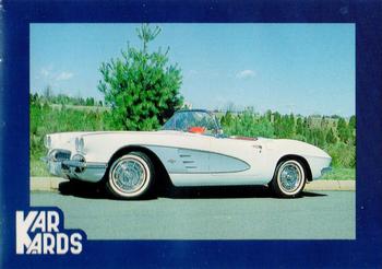 1990 Komp Kards - Kar Kards #NNO 1961 Chevrolet Corvette Convertible Front