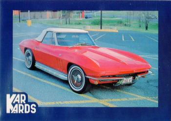 1990 Komp Kards - Kar Kards #NNO 1966 Chevrolet Corvette Convertible Front