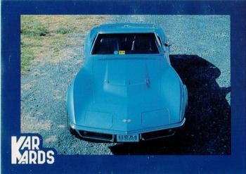1990 Komp Kards - Kar Kards #NNO 1969 Chevrolet Corvette Convertible Front