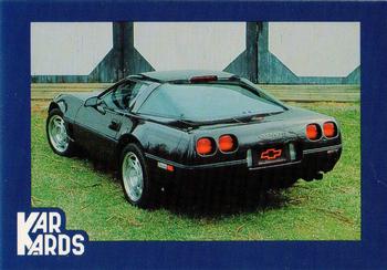 1990 Komp Kards - Kar Kards #NNO 1990 Chevrolet Corvette ZR-1 Front