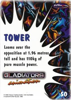 1996 Tempo Gladiators #50 Tower Back