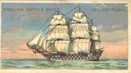 1900 American Tobacco Co. Old and Ancient Ships (T418) #NNO English Battle Ship, 18th Century Front