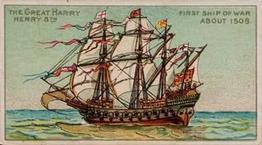 1900 American Tobacco Co. Old and Ancient Ships (T418) #NNO The Great Harry Front