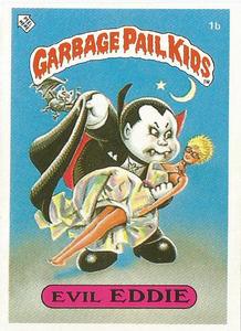 1985 Topps Garbage Pail Kids Series 1 (UK) #1b Evil Eddie Front