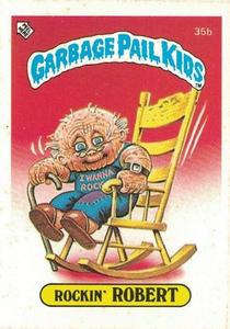 1985 Topps Garbage Pail Kids Series 1 (UK) #35b Rockin' Robert Front