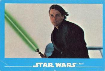 1984 Kellogg's Star Wars - Blue Border #1 Luke Skywalker Front
