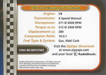 2002-04 Radio Shack ZipZaps Micro RC #NNO 1965 Ford Mustang GT Fastback Back