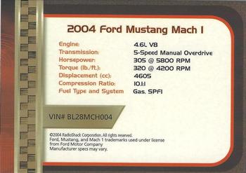 2002-04 Radio Shack ZipZaps Micro RC #NNO 2004 Ford Mustang Mach 1 - Blue Back