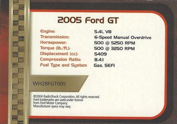2002-04 Radio Shack ZipZaps Micro RC #NNO 2005 Ford GT Back
