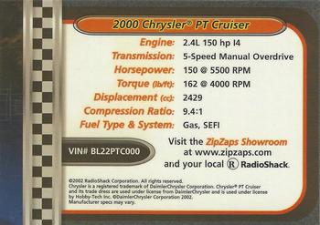 2002-04 Radio Shack ZipZaps Micro RC #NNO 2000 Chrysler PT Cruiser- Blue Back