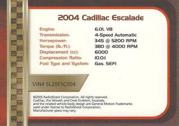 2002-04 Radio Shack ZipZaps Micro RC #NNO 2004 Cadillac Escalade - Grey Back