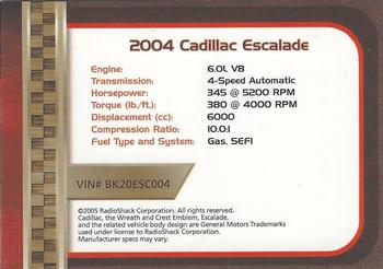2002-04 Radio Shack ZipZaps Micro RC #NNO 2004 Cadillac Escalade - Black Back