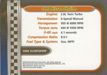 2002-04 Radio Shack ZipZaps Micro RC #NNO 1999 Nissan Skyline - Grey Back