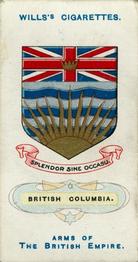 1900 Wills's Arms of the British Empire (C42) #18 British Columbia Front